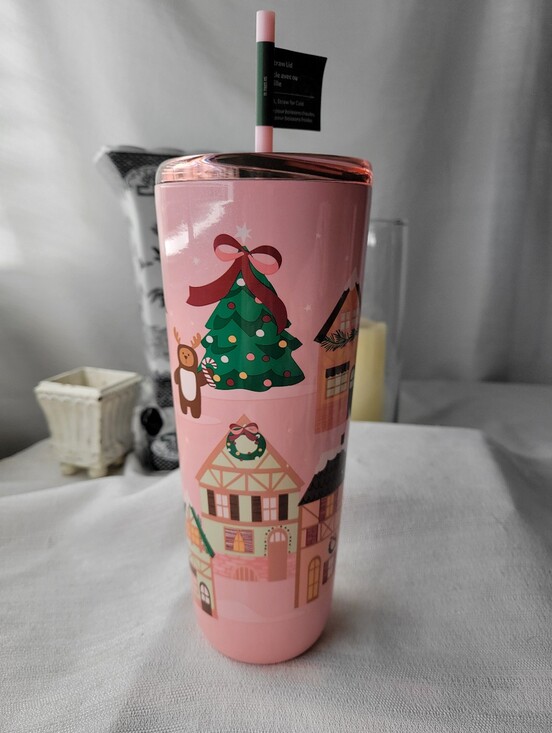 Starbucks Other - Starbucks 2025 Bearista Pink Holiday Tumbler